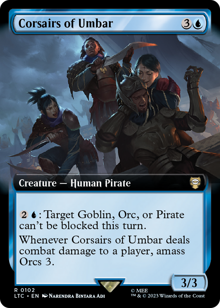 Corsairs of Umbar (Extended Art) [The Lord of the Rings: Tales of Middle-Earth Commander] | Card Merchant Takapuna