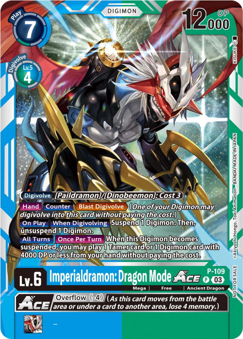 Imperialdramon: Dragon Mode Ace [P-109 ] (NYCC 2023 Demo Deck) [Promotional Cards] | Card Merchant Takapuna