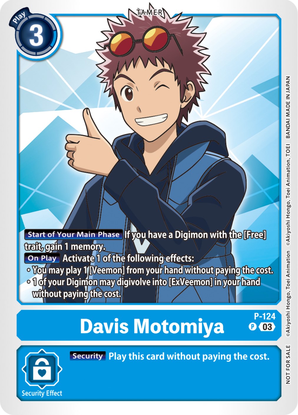 Davis Motomiya [P-124] (NYCC 2023 Demo Deck) [Promotional Cards] | Card Merchant Takapuna