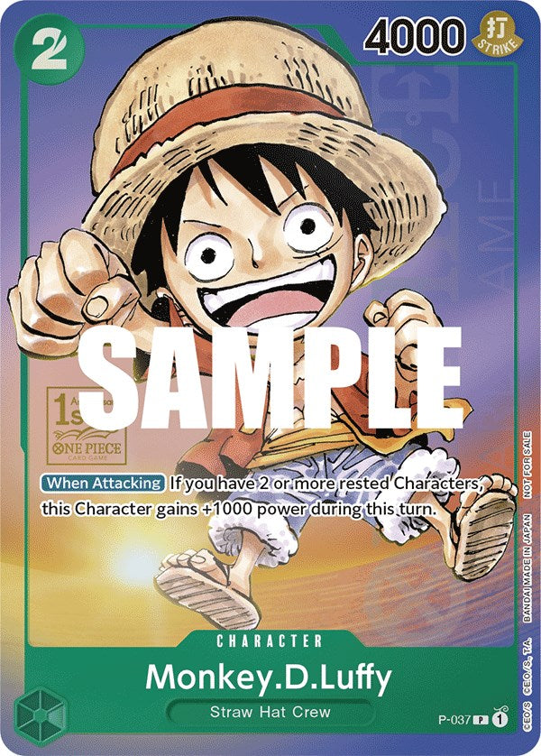 Monkey.D.Luffy (1st Anniversary Tournament) [One Piece Promotion Cards] | Card Merchant Takapuna