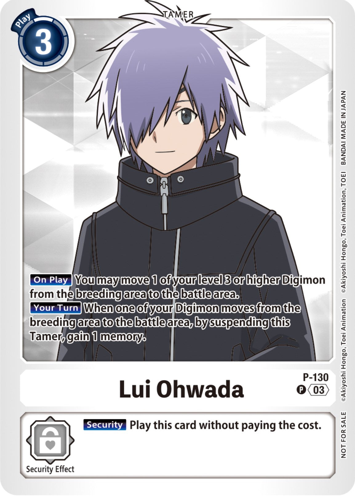 Lui Ohwada [P-130] (NYCC 2023 Demo Deck) [Promotional Cards] | Card Merchant Takapuna