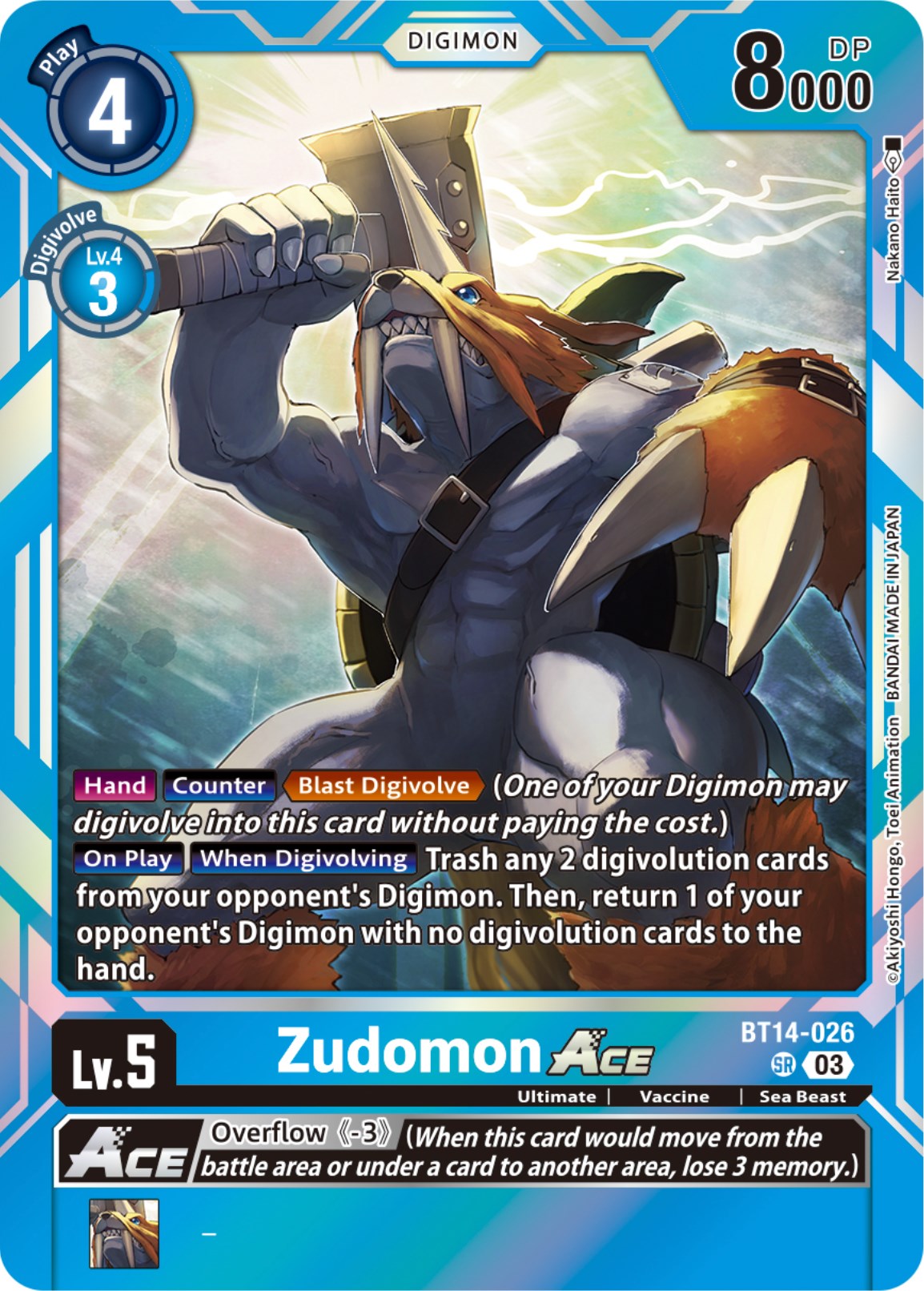 Zudomon Ace [BT14-026] [Blast Ace] | Card Merchant Takapuna