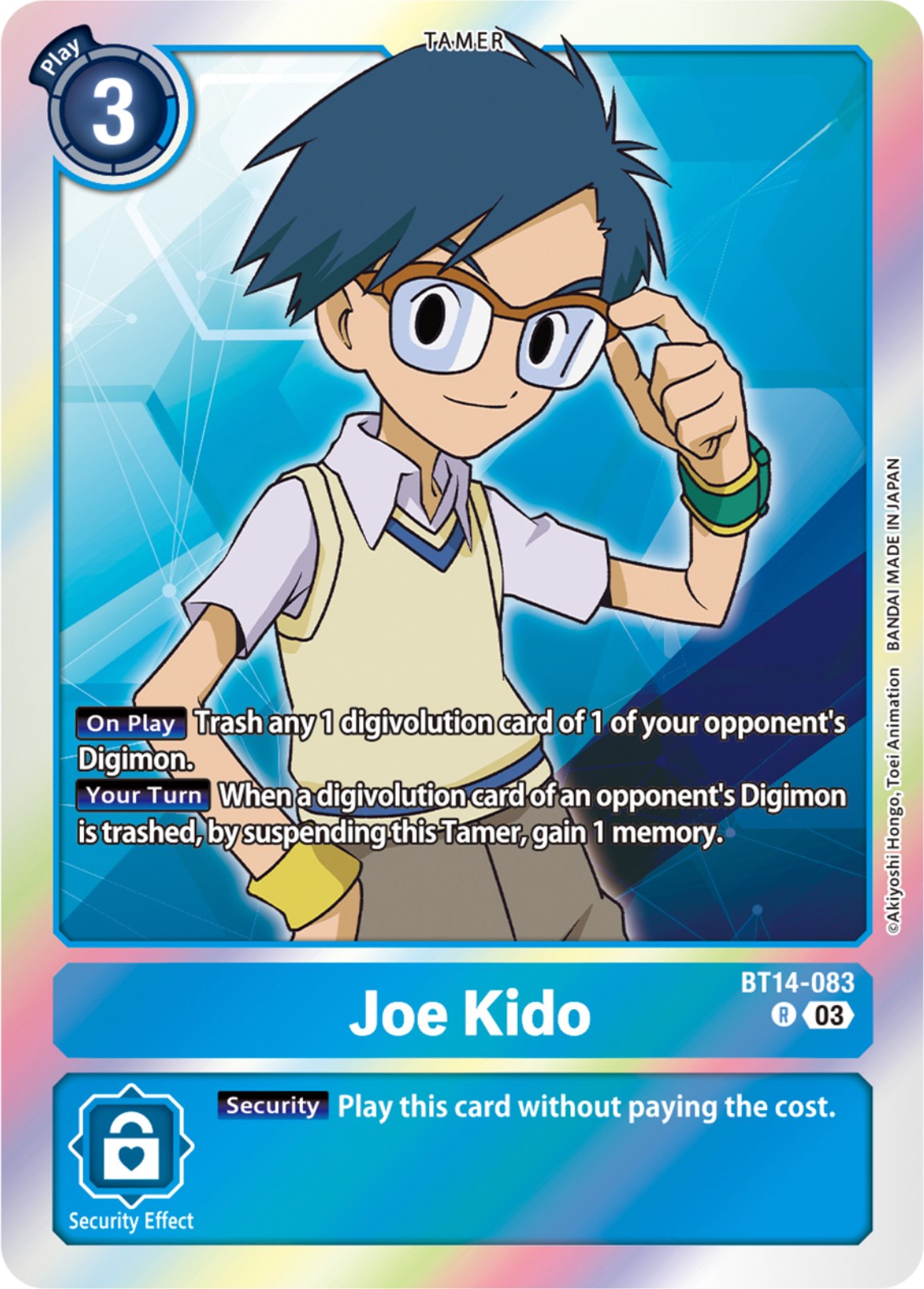 Joe kido [BT14-083] [Blast Ace] | Card Merchant Takapuna