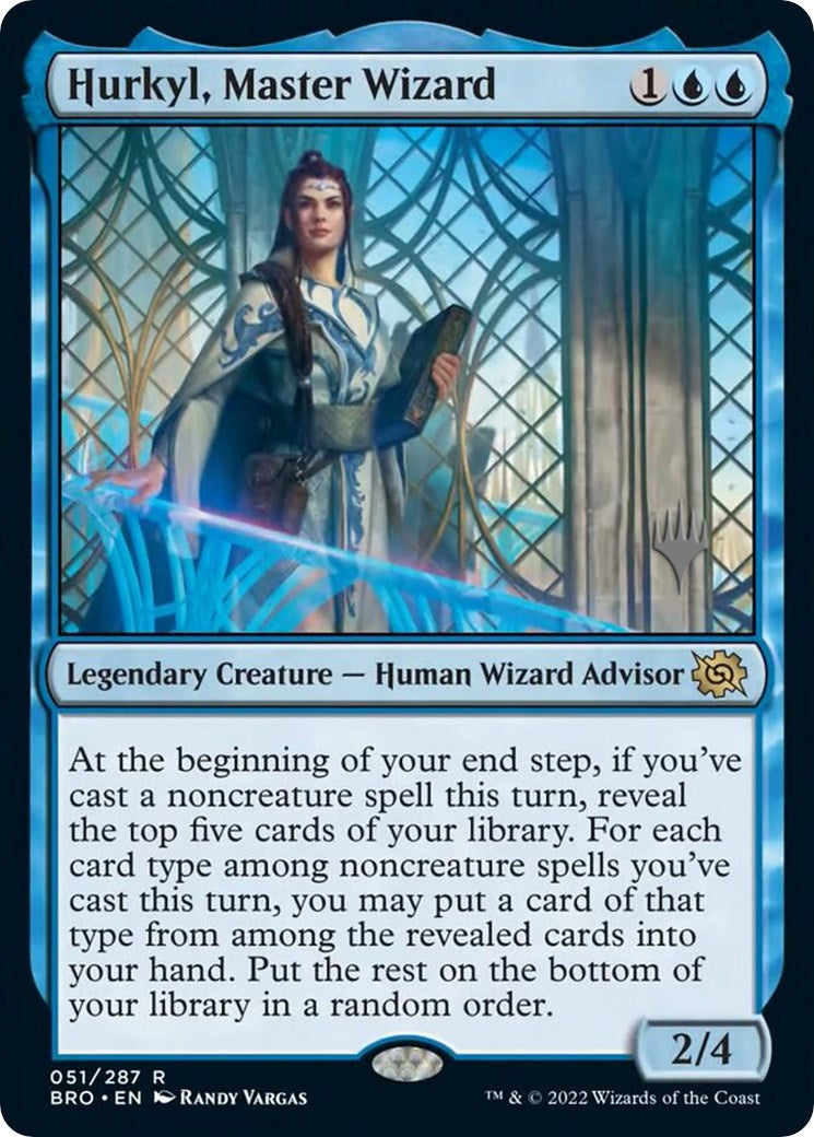 Hurkyl, Master Wizard (Promo Pack) [The Brothers' War Promos] | Card Merchant Takapuna