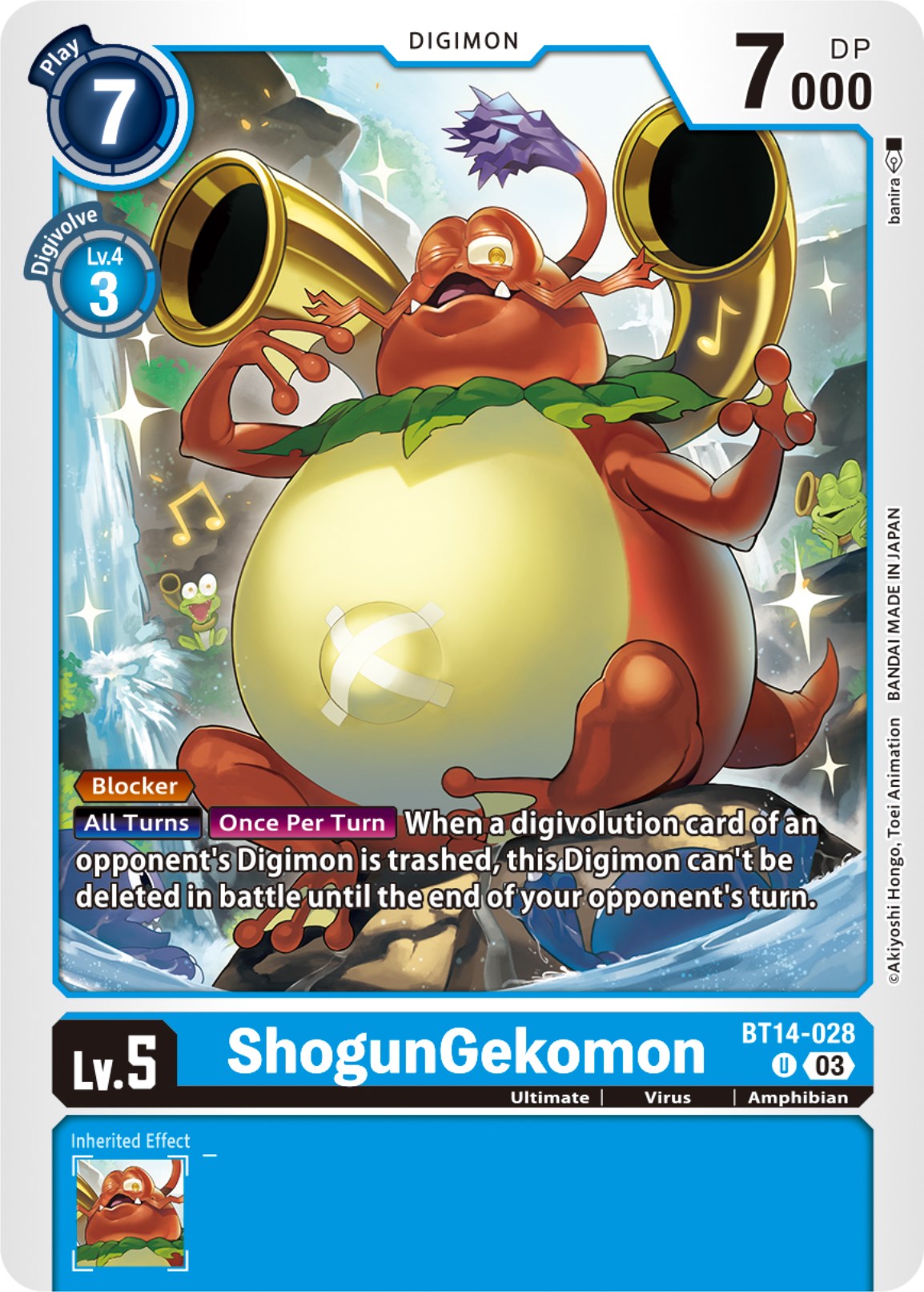 ShogunGekomon [BT14-028] [Blast Ace] | Card Merchant Takapuna