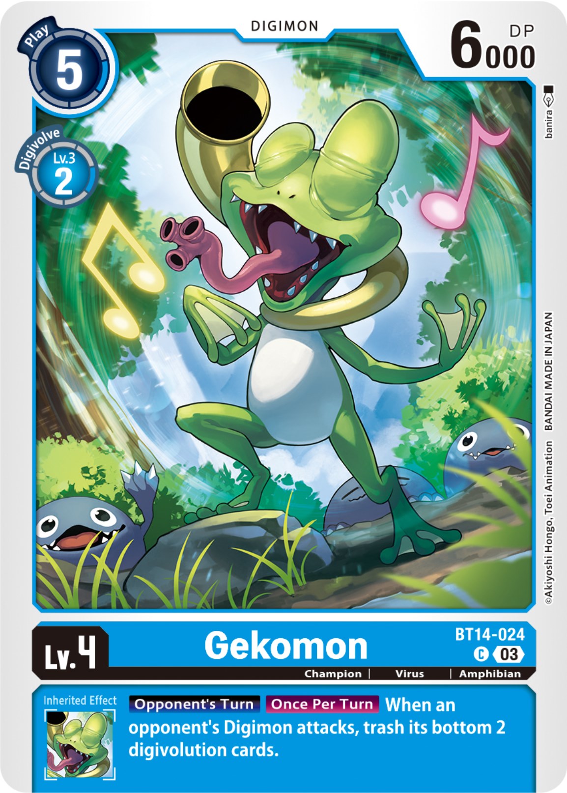 Gekomon [BT14-024] [Blast Ace] | Card Merchant Takapuna