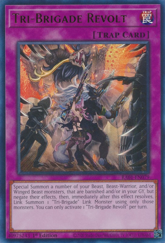 Tri-Brigade Revolt [RA01-EN079] Ultra Rare | Card Merchant Takapuna