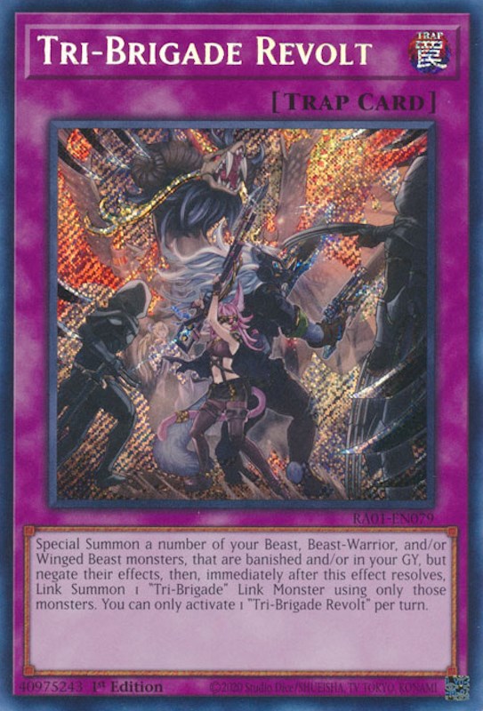 Tri-Brigade Revolt [RA01-EN079] Secret Rare | Card Merchant Takapuna