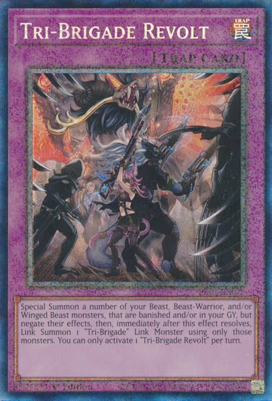 Tri-Brigade Revolt [RA01-EN079] Prismatic Collector's Rare | Card Merchant Takapuna