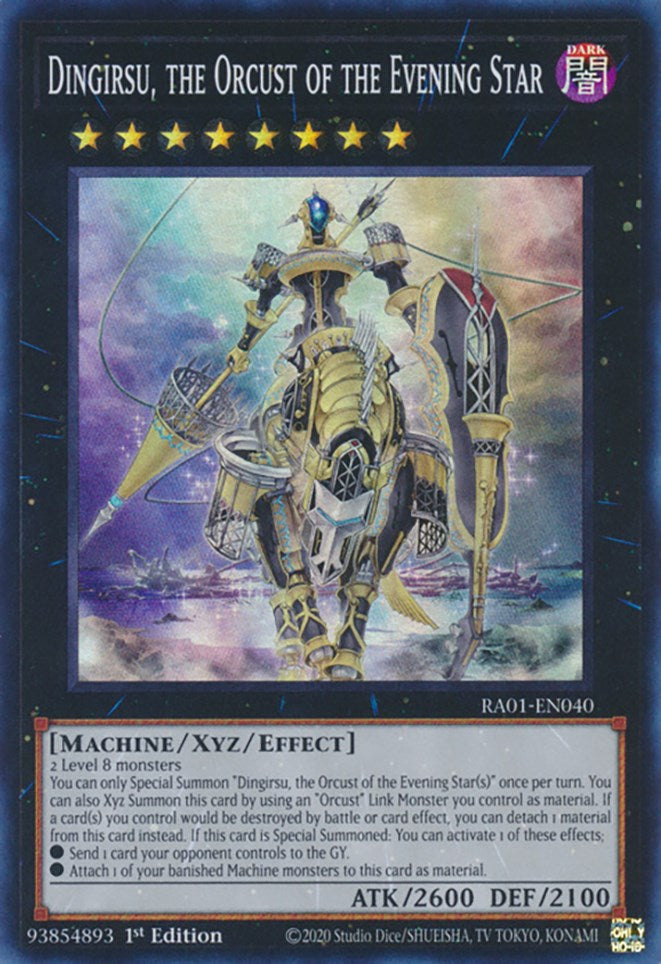 Dingirsu, the Orcust of the Evening Star [RA01-EN040] Super Rare | Card Merchant Takapuna