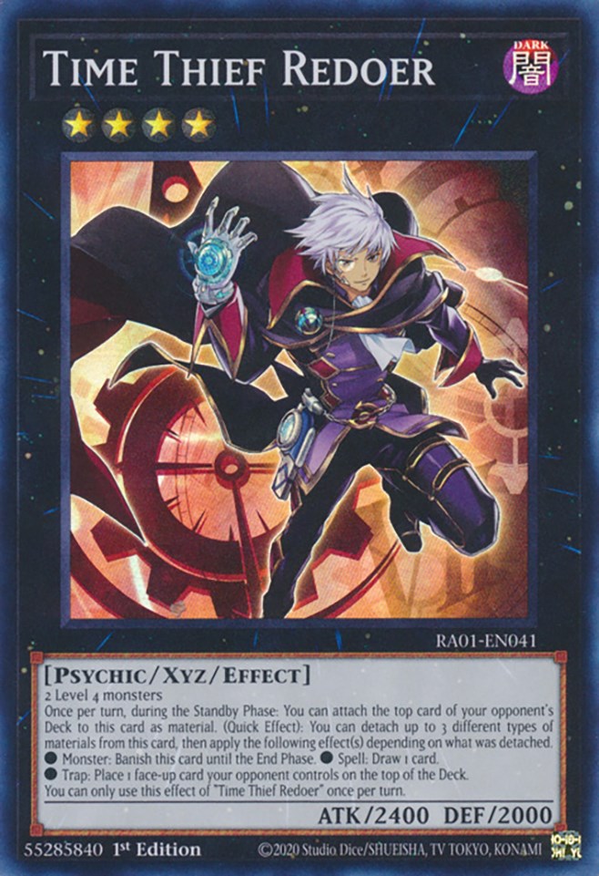 Time Thief Redoer [RA01-EN041] Super Rare | Card Merchant Takapuna