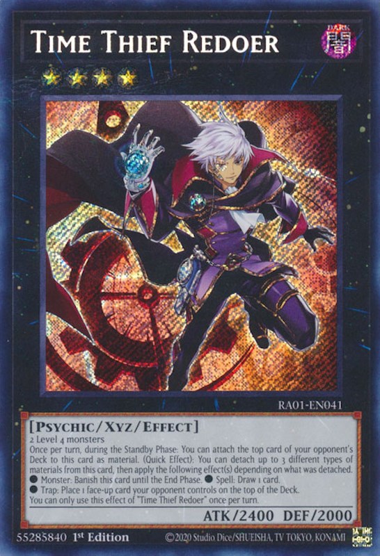 Time Thief Redoer [RA01-EN041] Secret Rare | Card Merchant Takapuna