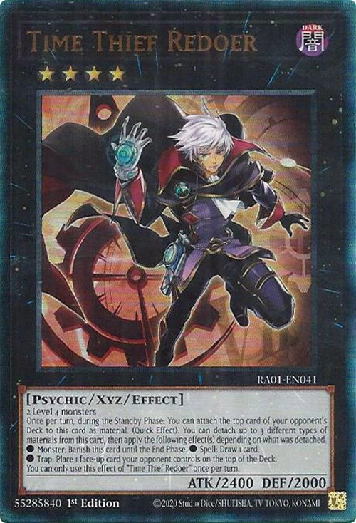 Time Thief Redoer [RA01-EN041] Prismatic Ultimate Rare | Card Merchant Takapuna