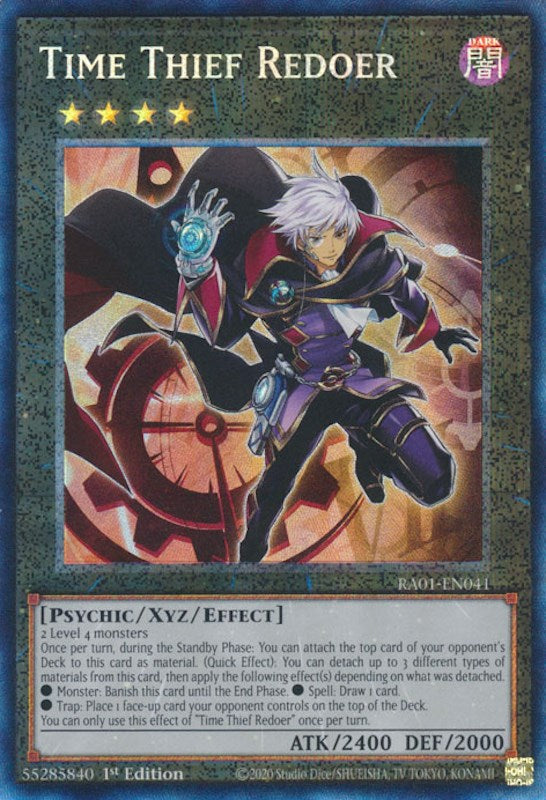 Time Thief Redoer [RA01-EN041] Prismatic Collector's Rare | Card Merchant Takapuna