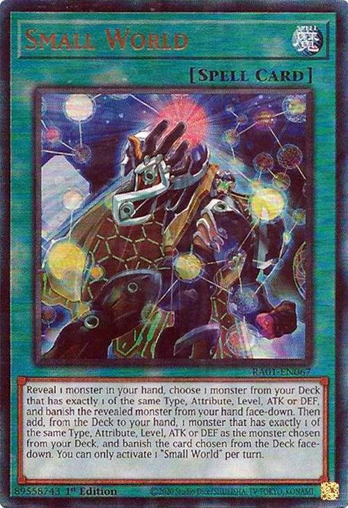 Small World [RA01-EN067] Prismatic Ultimate Rare | Card Merchant Takapuna