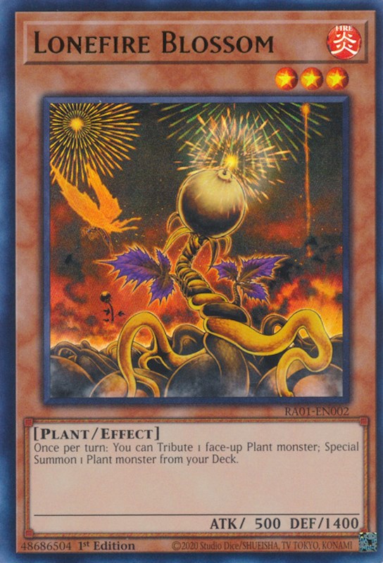 Lonefire Blossom [RA01-EN002] Ultra Rare | Card Merchant Takapuna