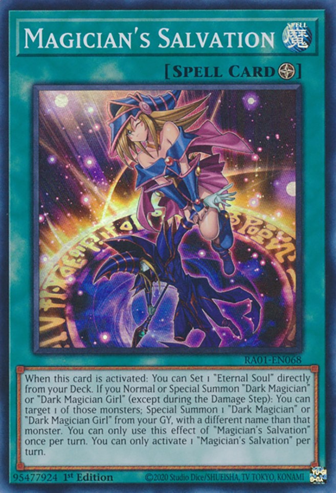 Magician's Salvation [RA01-EN068] Super Rare | Card Merchant Takapuna