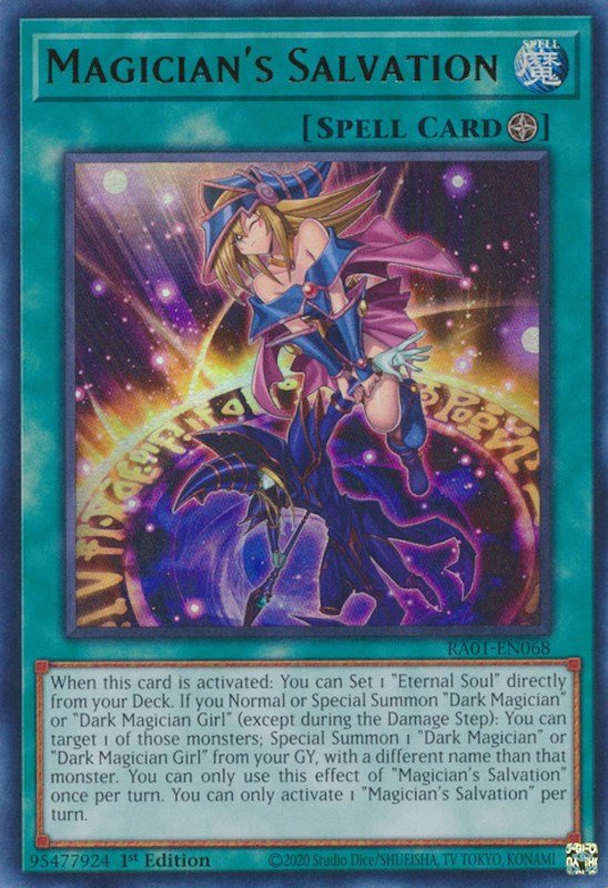 Magician's Salvation [RA01-EN068] Ultra Rare | Card Merchant Takapuna