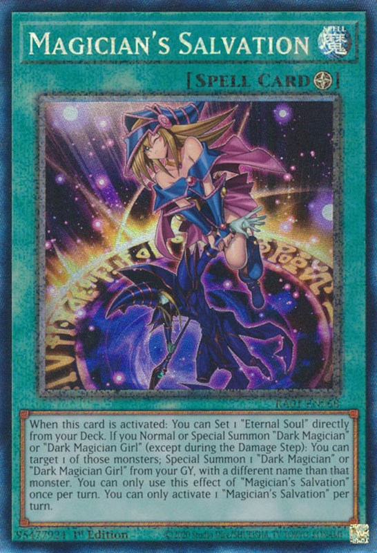 Magician's Salvation [RA01-EN068] Prismatic Collector's Rare | Card Merchant Takapuna