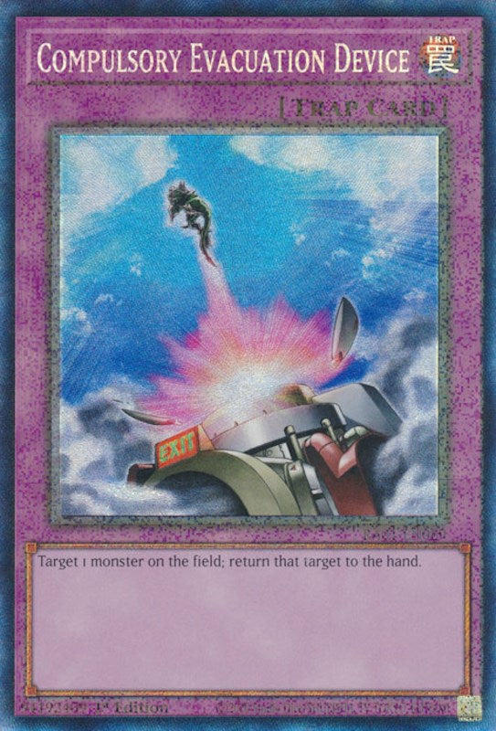 Compulsory Evacuation Device [RA01-EN069] Prismatic Collector's Rare | Card Merchant Takapuna