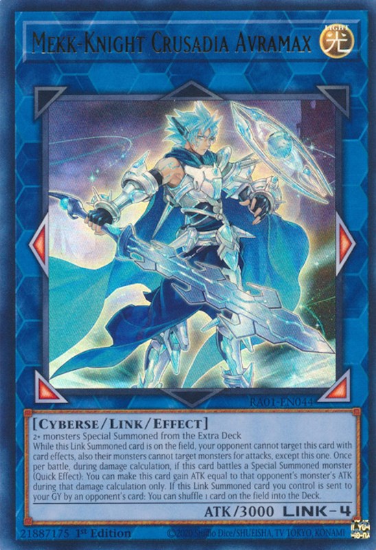 Mekk-Knight Crusadia Avramax [RA01-EN044] Ultra Rare | Card Merchant Takapuna