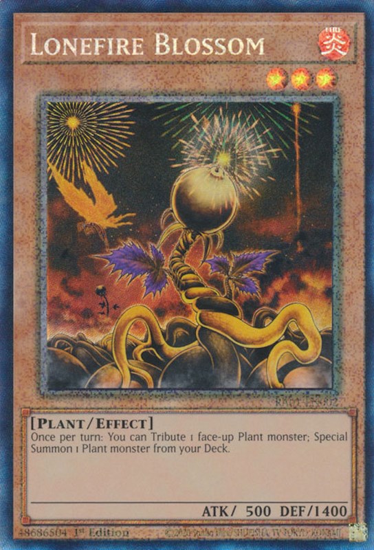 Lonefire Blossom [RA01-EN002] Prismatic Collector's Rare | Card Merchant Takapuna