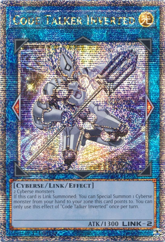 Code Talker Inverted [RA01-EN045] Quarter Century Secret Rare | Card Merchant Takapuna