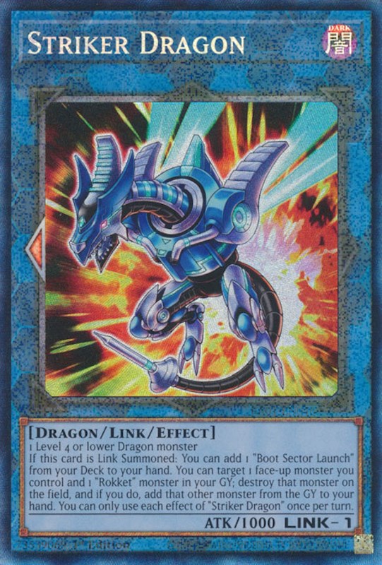 Striker Dragon [RA01-EN046] Prismatic Collector's Rare | Card Merchant Takapuna