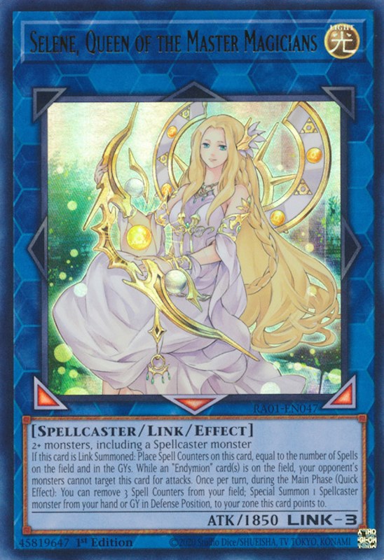 Selene, Queen of the Master Magicians [RA01-EN047] Ultra Rare | Card Merchant Takapuna