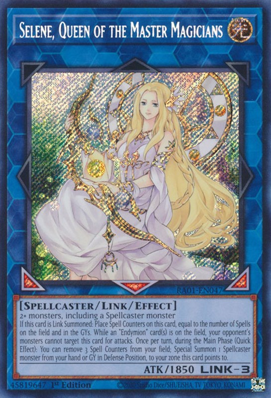 Selene, Queen of the Master Magicians [RA01-EN047] Secret Rare | Card Merchant Takapuna