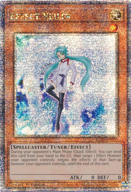 Effect Veiler [RA01-EN003] Quarter Century Secret Rare | Card Merchant Takapuna