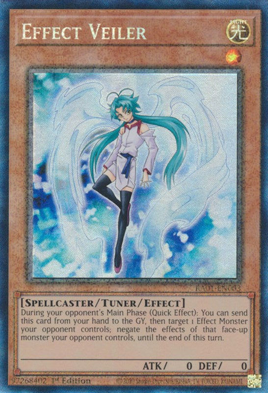 Effect Veiler [RA01-EN003] Prismatic Collector's Rare | Card Merchant Takapuna