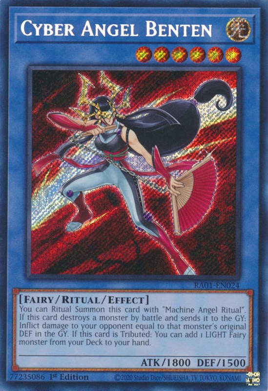 Cyber Angel Benten [RA01-EN024] Secret Rare | Card Merchant Takapuna