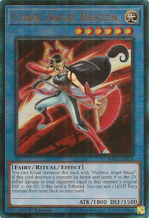 Cyber Angel Benten [RA01-EN024] Prismatic Ultimate Rare | Card Merchant Takapuna