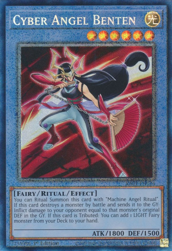 Cyber Angel Benten [RA01-EN024] Prismatic Collector's Rare | Card Merchant Takapuna