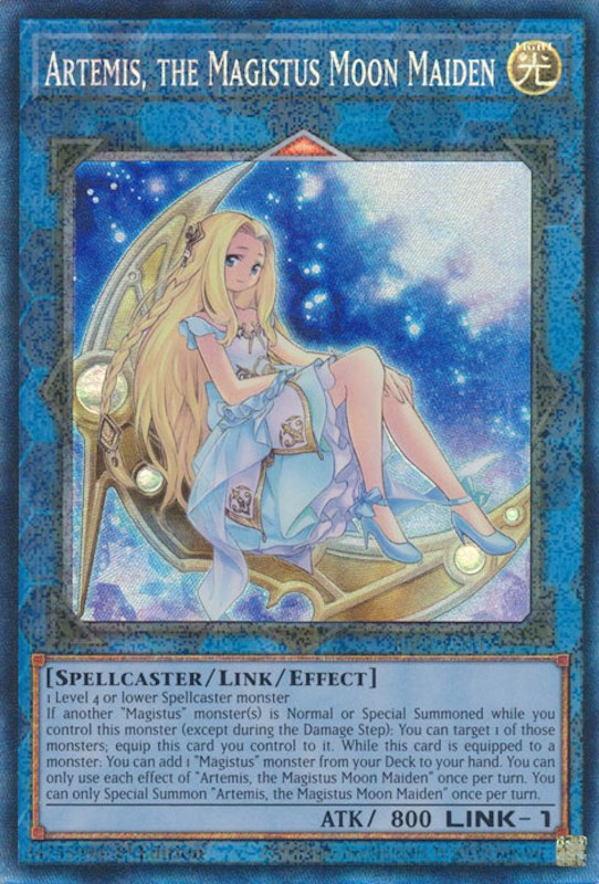 Artemis, the Magistus Moon Maiden [RA01-EN049] Prismatic Collector's Rare | Card Merchant Takapuna