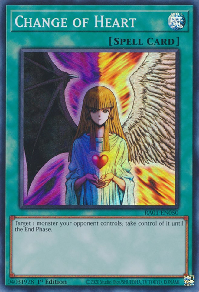 Change of Heart [RA01-EN050] Super Rare | Card Merchant Takapuna