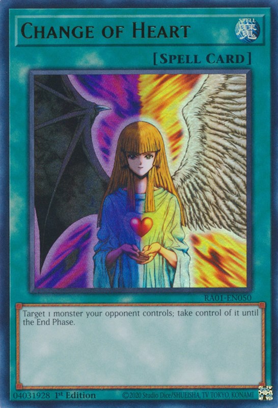 Change of Heart [RA01-EN050] Ultra Rare | Card Merchant Takapuna