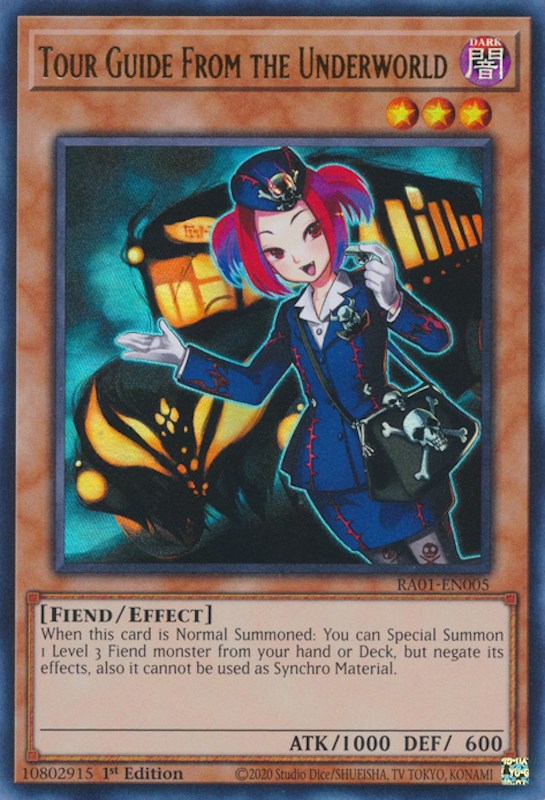 Tour Guide From the Underworld [RA01-EN005] Ultra Rare | Card Merchant Takapuna