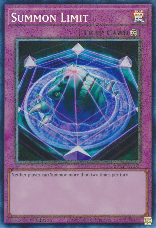 Summon Limit [RA01-EN070] Prismatic Collector's Rare | Card Merchant Takapuna