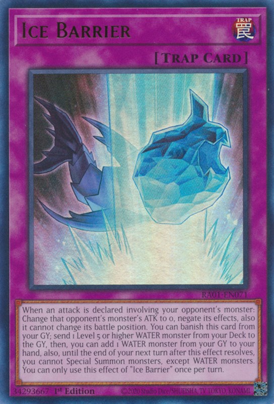 Ice Barrier [RA01-EN071] Ultra Rare | Card Merchant Takapuna