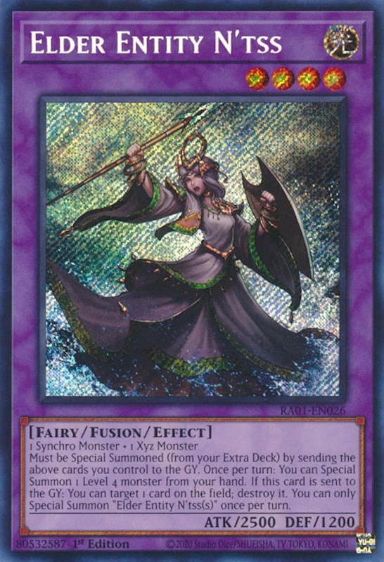 Elder Entity N'tss [RA01-EN026] Secret Rare | Card Merchant Takapuna