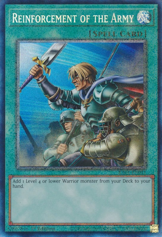 Reinforcement of the Army [RA01-EN051] Prismatic Collector's Rare | Card Merchant Takapuna