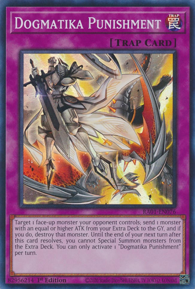 Dogmatika Punishment [RA01-EN076] Super Rare | Card Merchant Takapuna