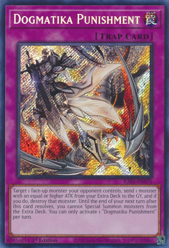 Dogmatika Punishment [RA01-EN076] Secret Rare | Card Merchant Takapuna