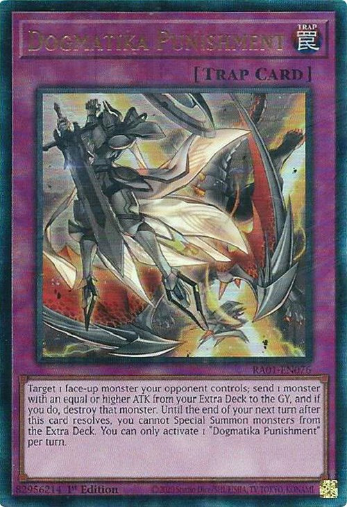 Dogmatika Punishment [RA01-EN076] Prismatic Ultimate Rare | Card Merchant Takapuna