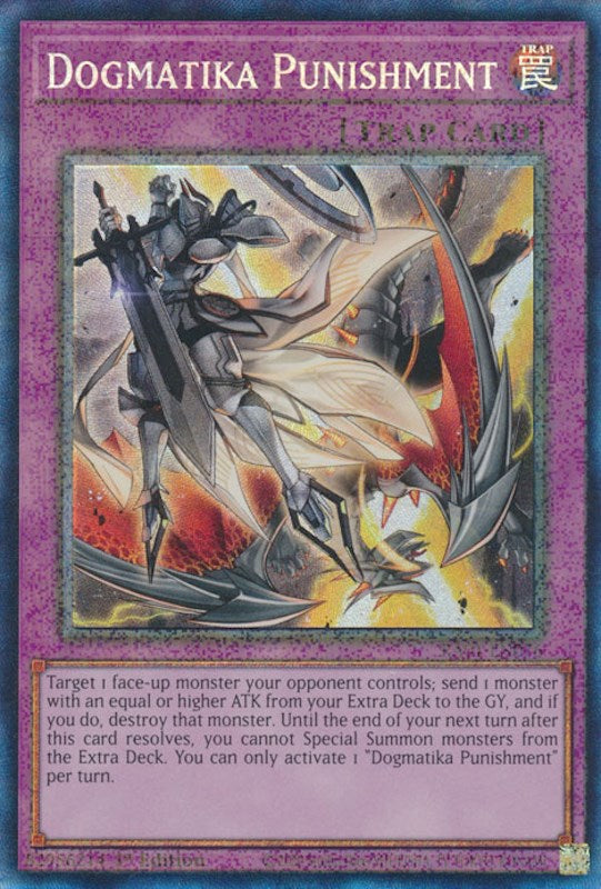 Dogmatika Punishment [RA01-EN076] Prismatic Collector's Rare | Card Merchant Takapuna