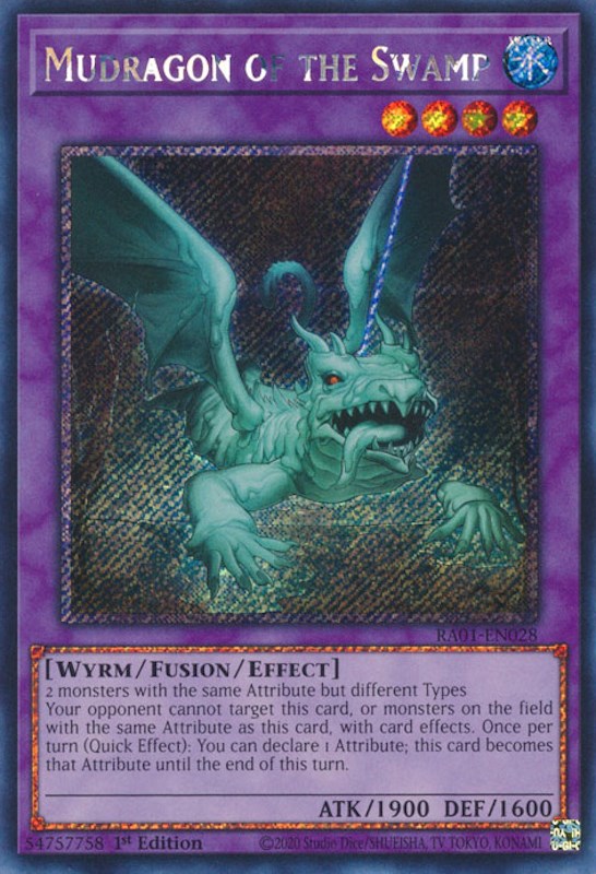 Mudragon of the Swamp [RA01-EN028] Platinum Secret Rare | Card Merchant Takapuna