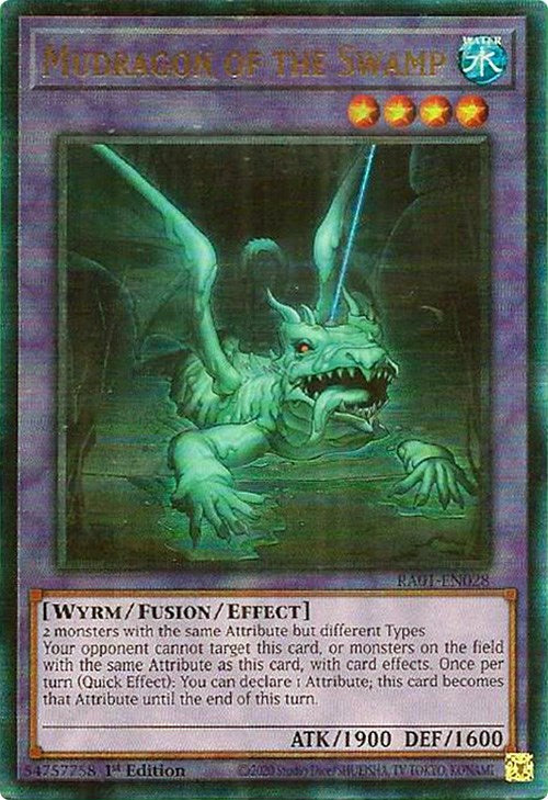 Mudragon of the Swamp [RA01-EN028] Prismatic Ultimate Rare | Card Merchant Takapuna