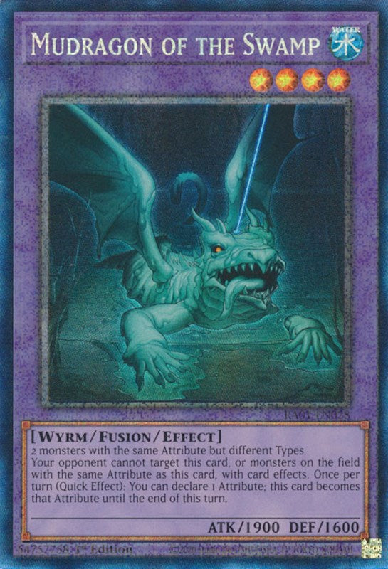 Mudragon of the Swamp [RA01-EN028] Prismatic Collector's Rare | Card Merchant Takapuna